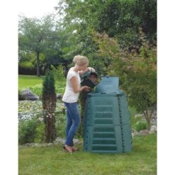 Garantia Thermo-Star Komposter 400 L Grün -Entspannender Garten 1442034000 prod 004