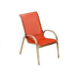 Merxx Stapelsessel Amalfi 2er-Set, Terracotta