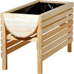 Dobar "Natur" Hochbeet Inkl. Pflanzfolie, 100 X 45 X 60 Cm -Entspannender Garten 1625576000 prod 002