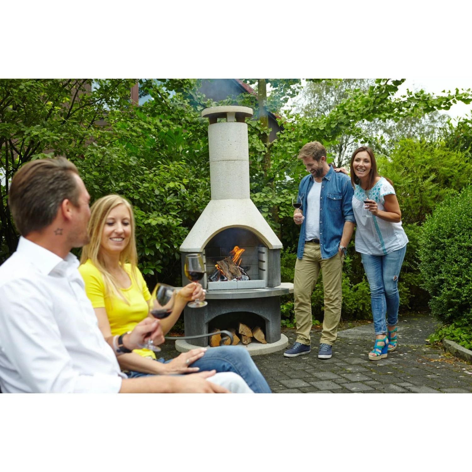 Buschbeck Wellington Gartengrillkamin 2 Buschbeck Wellington Gartengrillkamin – Bild 2