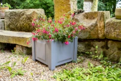 Pflanzkasten Quadratisch, Grau -Entspannender Garten 1837905001 prod 003