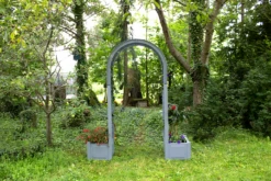 KHW Rosenbogen Mit Pflanzkasten, Grau