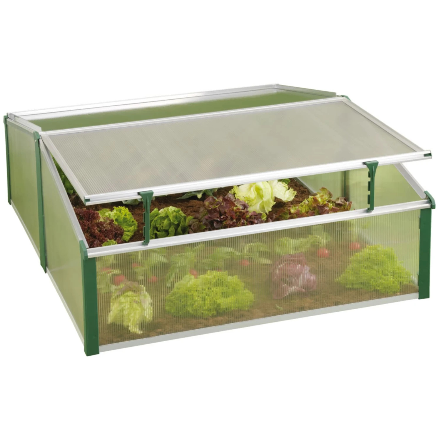 Juwel 120/100 Easy Fix Komfort-Doppelfrühbeet Mit Fensterfixierung 1 Juwel 120/100 Easy Fix Komfort-Doppelfrühbeet Mit Fensterfixierung