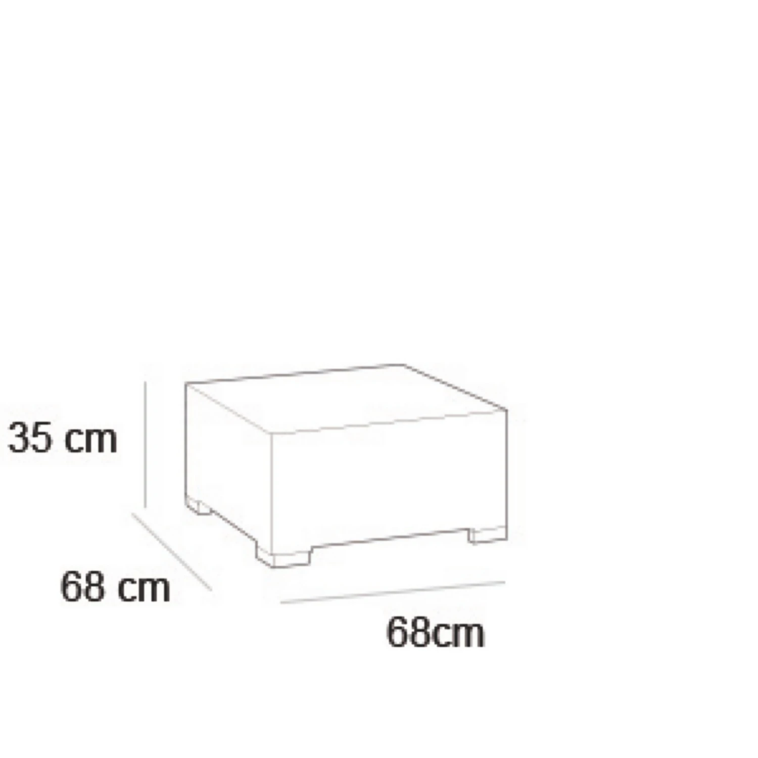 Allibert Lounge Set MOOREA Anthrazit, 4-teilig 4 Allibert Lounge Set MOOREA Anthrazit, 4-teilig – Bild 4