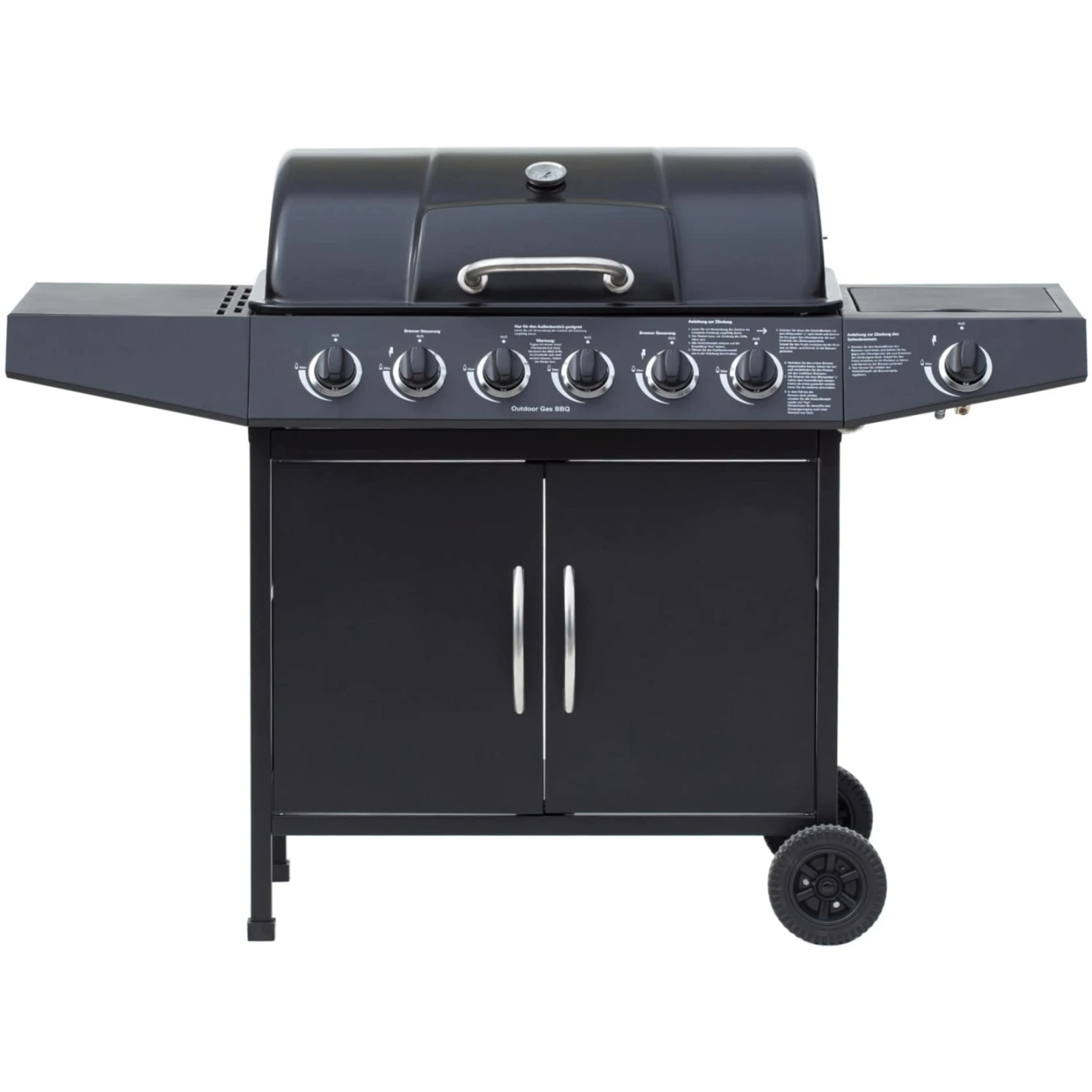 El Fuego Dayton 6+1 Gasgrill, Schwarz 1 El Fuego Dayton 6+1 Gasgrill, Schwarz