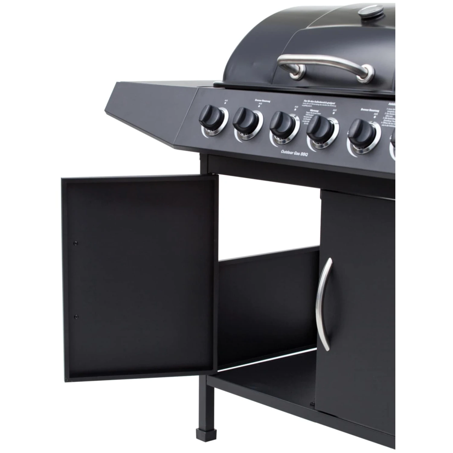 El Fuego Dayton 6+1 Gasgrill, Schwarz 5 El Fuego Dayton 6+1 Gasgrill, Schwarz – Bild 5