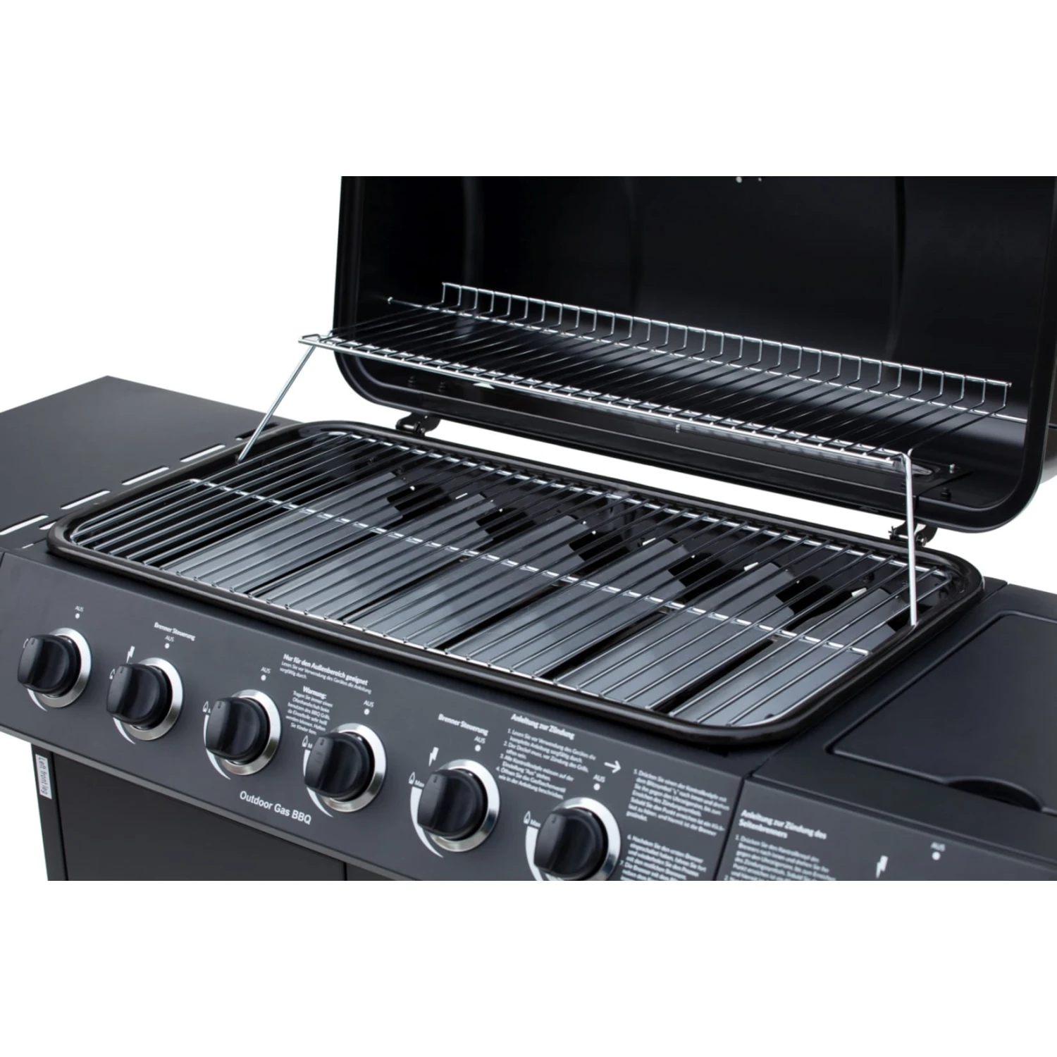 El Fuego Dayton 6+1 Gasgrill, Schwarz 6 El Fuego Dayton 6+1 Gasgrill, Schwarz – Bild 6