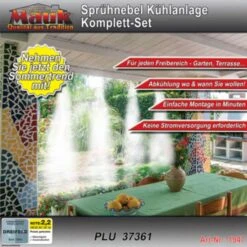 MAUK Sprühnebel Kühlanlage Für Garten-Wasseranschluss -Entspannender Garten 1935505000 prod 005
