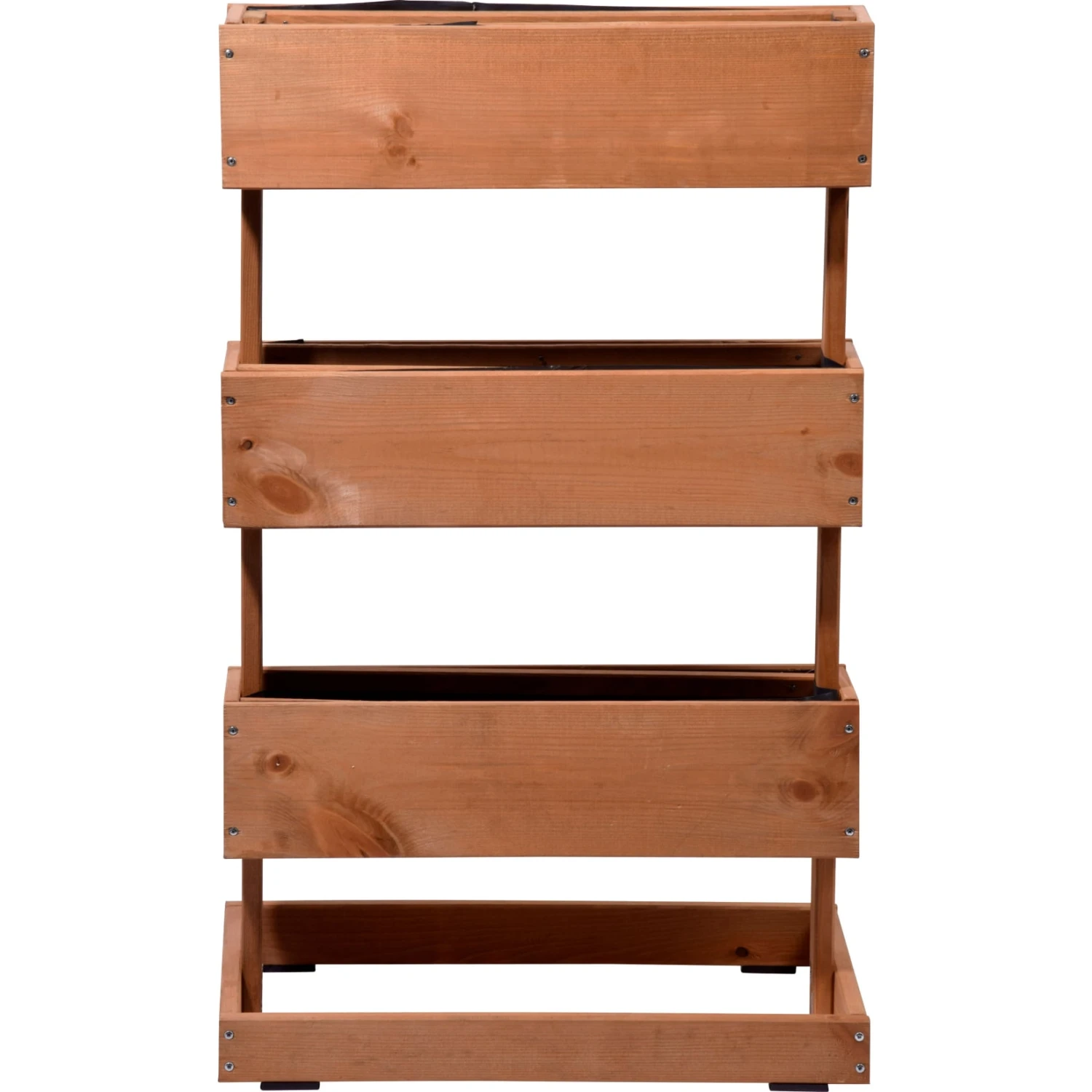 Dobar 58525e Vertikalbeet Mit 3 Pflanzkästen, Kiefer 2 Dobar 58525e Vertikalbeet Mit 3 Pflanzkästen, Kiefer – Bild 2