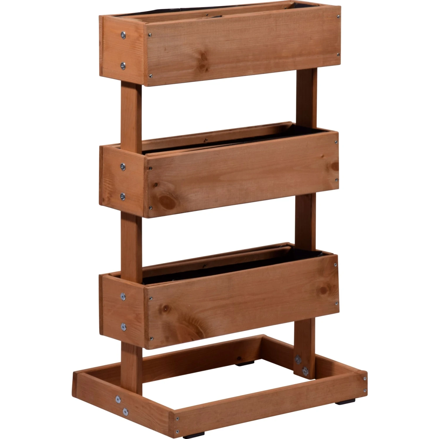 Dobar 58525e Vertikalbeet Mit 3 Pflanzkästen, Kiefer 3 Dobar 58525e Vertikalbeet Mit 3 Pflanzkästen, Kiefer – Bild 3