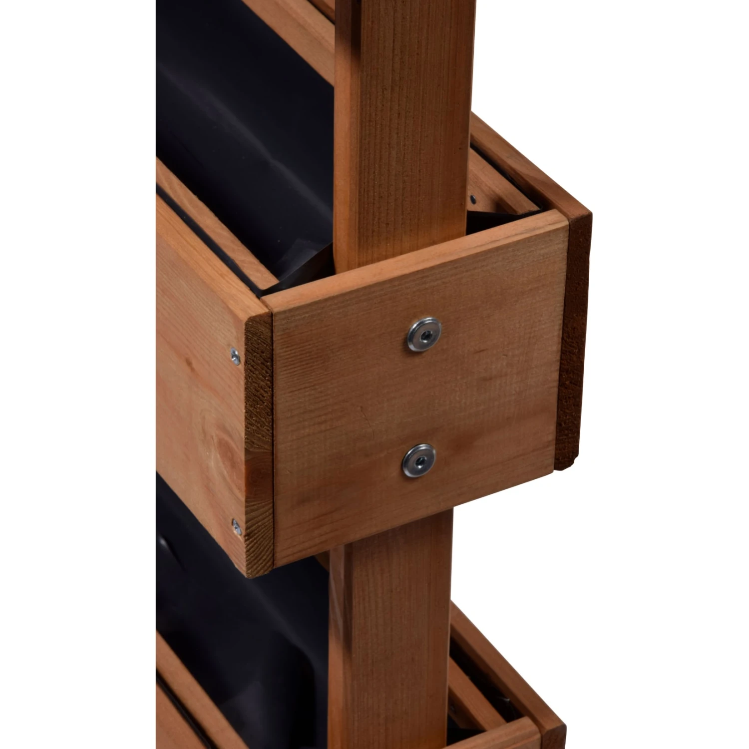 Dobar 58525e Vertikalbeet Mit 3 Pflanzkästen, Kiefer 4 Dobar 58525e Vertikalbeet Mit 3 Pflanzkästen, Kiefer – Bild 4