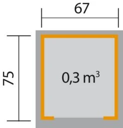 Weka Mähroboter-Garage 367, Natur -Entspannender Garten 2026775000 prod 003