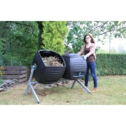 Lifetime Trommelkomposter Kompost-Zwilling 380l -Entspannender Garten 2028397000 prod 006