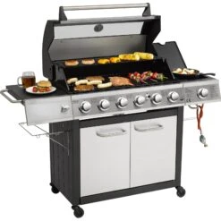 El Fuego Edelstahl-Gasgrill "Long Beach" -Entspannender Garten 2135052000 prod 003