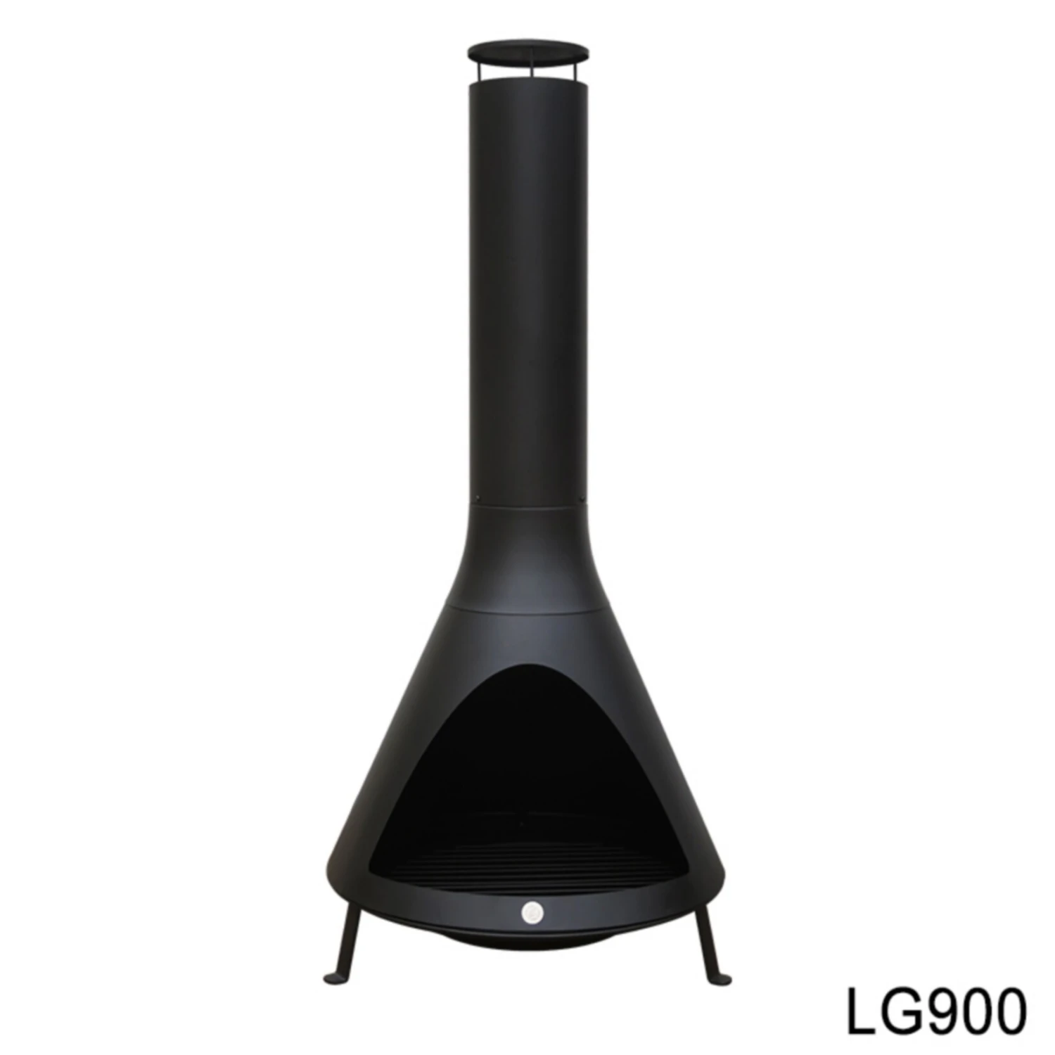 'Westmann Feuerstelle Inkl. Rauchablass Schwarz 1 'Westmann Feuerstelle Inkl. Rauchablass Schwarz