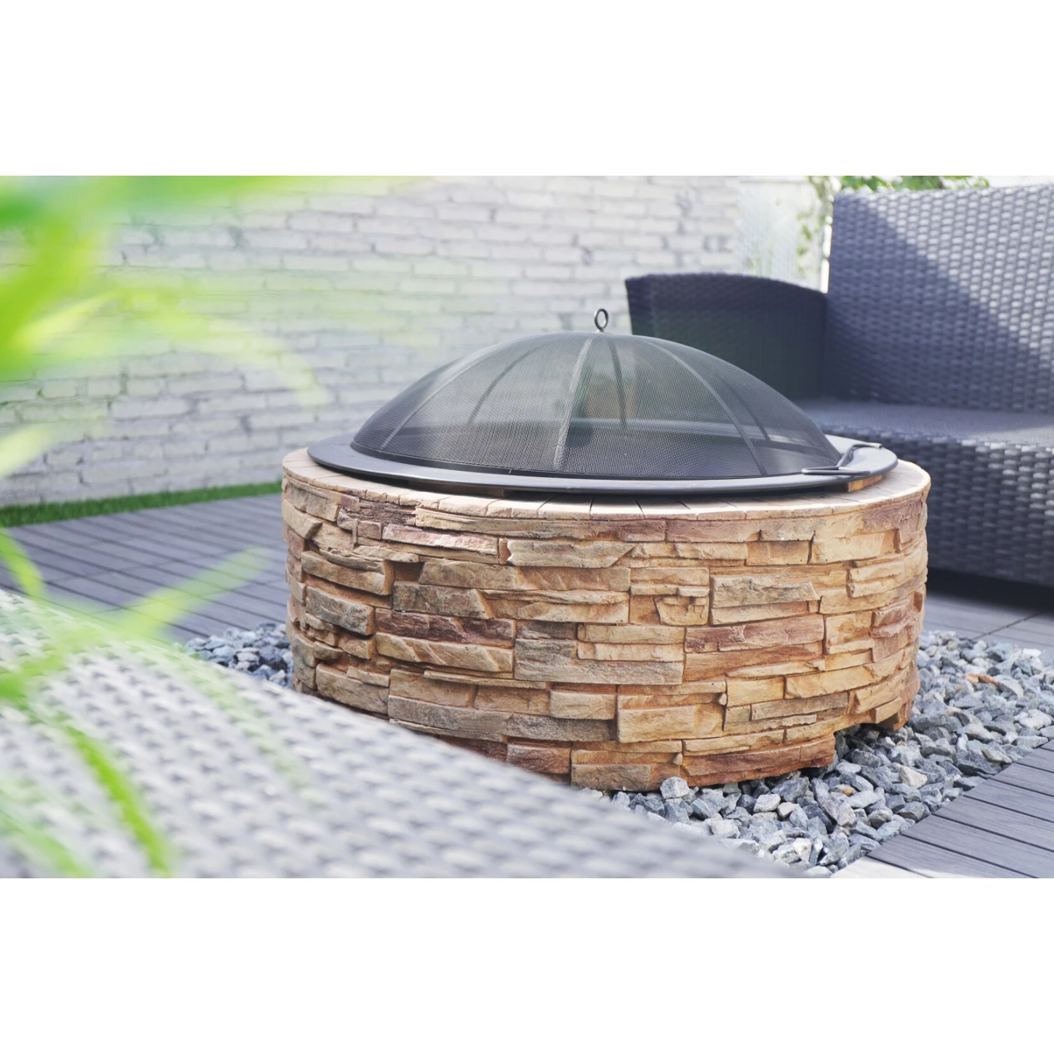 'Westmann Feuerstelle Inkl. Rauchablass Schwarz 2 'Westmann Feuerstelle Inkl. Rauchablass Schwarz – Bild 2