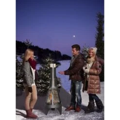 Buschbeck Gartenkamin Mesh Colorado M Silber-schwarz -Entspannender Garten 2191643000 prod 003