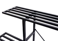 Pflanzenregal MCW-G32, Blumentreppe Blumenständer Pflanzentreppe, 3 Ablagen Stahl Schwarz 100x120x44cm 10 Pflanzenregal MCW-G32, Blumentreppe Blumenständer Pflanzentreppe, 3 Ablagen Stahl Schwarz 100x120x44cm -Entspannender Garten 2192906000 prod 005