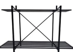 Pflanzenregal MCW-G32, Blumentreppe Blumenständer Pflanzentreppe, 3 Ablagen Stahl Schwarz 100x120x44cm 11 Pflanzenregal MCW-G32, Blumentreppe Blumenständer Pflanzentreppe, 3 Ablagen Stahl Schwarz 100x120x44cm -Entspannender Garten 2192906000 prod 006