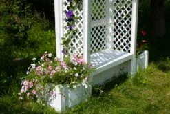 Gartenbank "Amsterdam", Weiß -Entspannender Garten 2199013000 prod 003