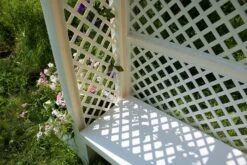 Gartenbank "Amsterdam", Weiß -Entspannender Garten 2199013000 prod 005