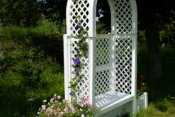 Gartenbank "Amsterdam", Weiß -Entspannender Garten 2199013000 prod 006