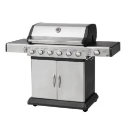 El Fuego Deluxe Edelstahl-Gasgrill Mit LED-Reglern Inkl. Abdeckhaube