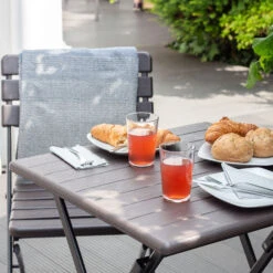 Vanage HDPE Holztisch Eckig, Braun, Versch. Farben -Entspannender Garten 2236806001 prod 006