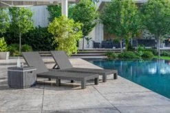 Allibert Sonnenliege Daytona (2er Pack) Mit Ice Cube Anthrazit -Entspannender Garten 2245158000 prod 003