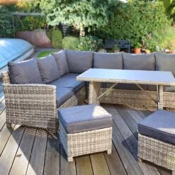 HOME DELUXE Rattan Sitzgruppe - BAHIA -Entspannender Garten 2278807000 prod 006