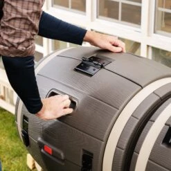 Lifetime Trommelkomposter Fass, 380l Volumen -Entspannender Garten 2281950000 prod 003