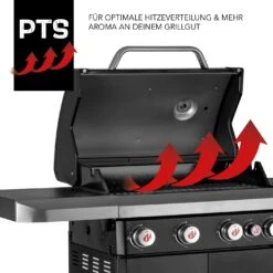 Landmann Gasgrill 12231 Rexon PTS BR4.1 120cm Schwarz -Entspannender Garten 2282422000 prod 004