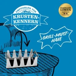 BBQ Rescher Multi-Grillständer 19,5x9,5x7cm Edelstahl -Entspannender Garten 2309721000 prod 003