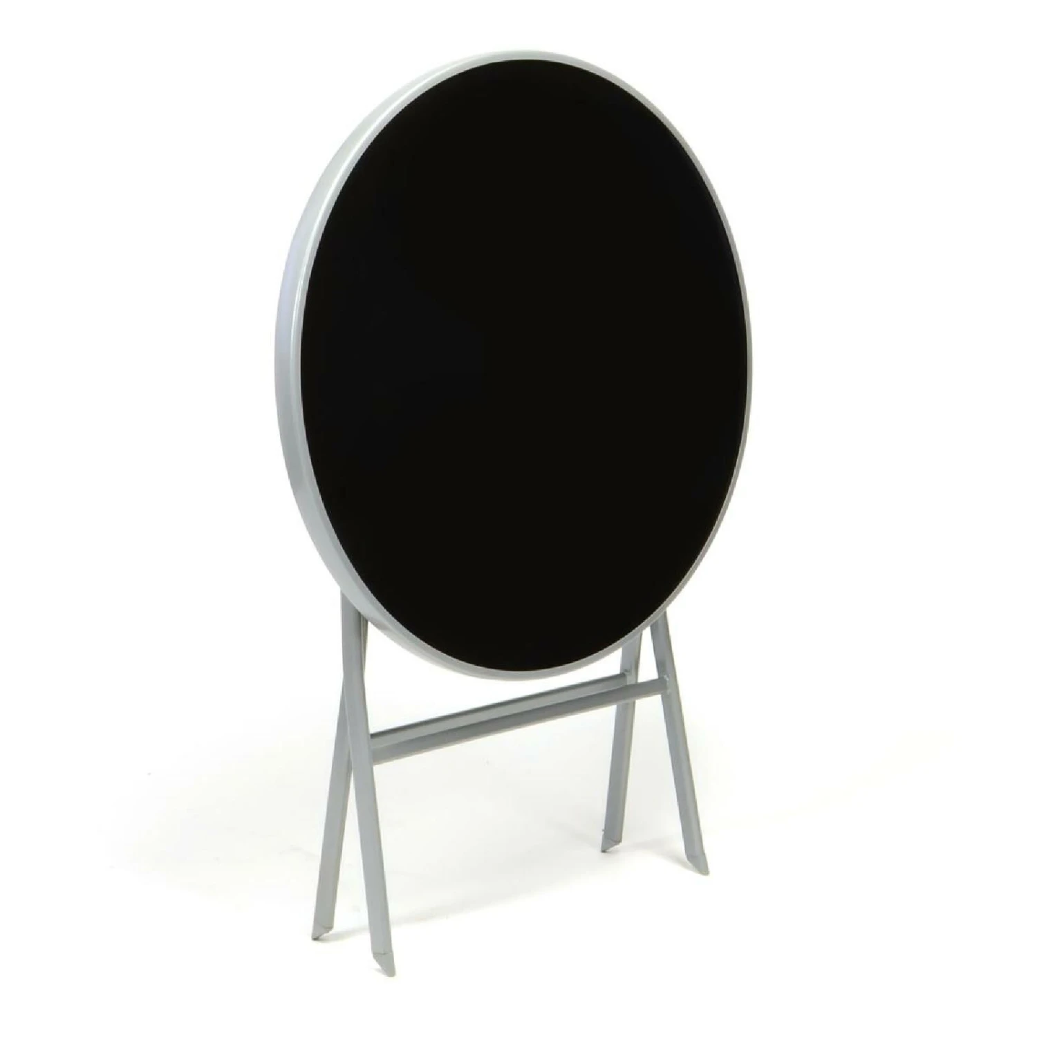 VCM 3er Set Garnitur 2 Stapelstühle + 1 Klapptisch Sitzgruppe Glastisch Schwarz 4 VCM 3er Set Garnitur 2 Stapelstühle + 1 Klapptisch Sitzgruppe Glastisch Schwarz – Bild 4