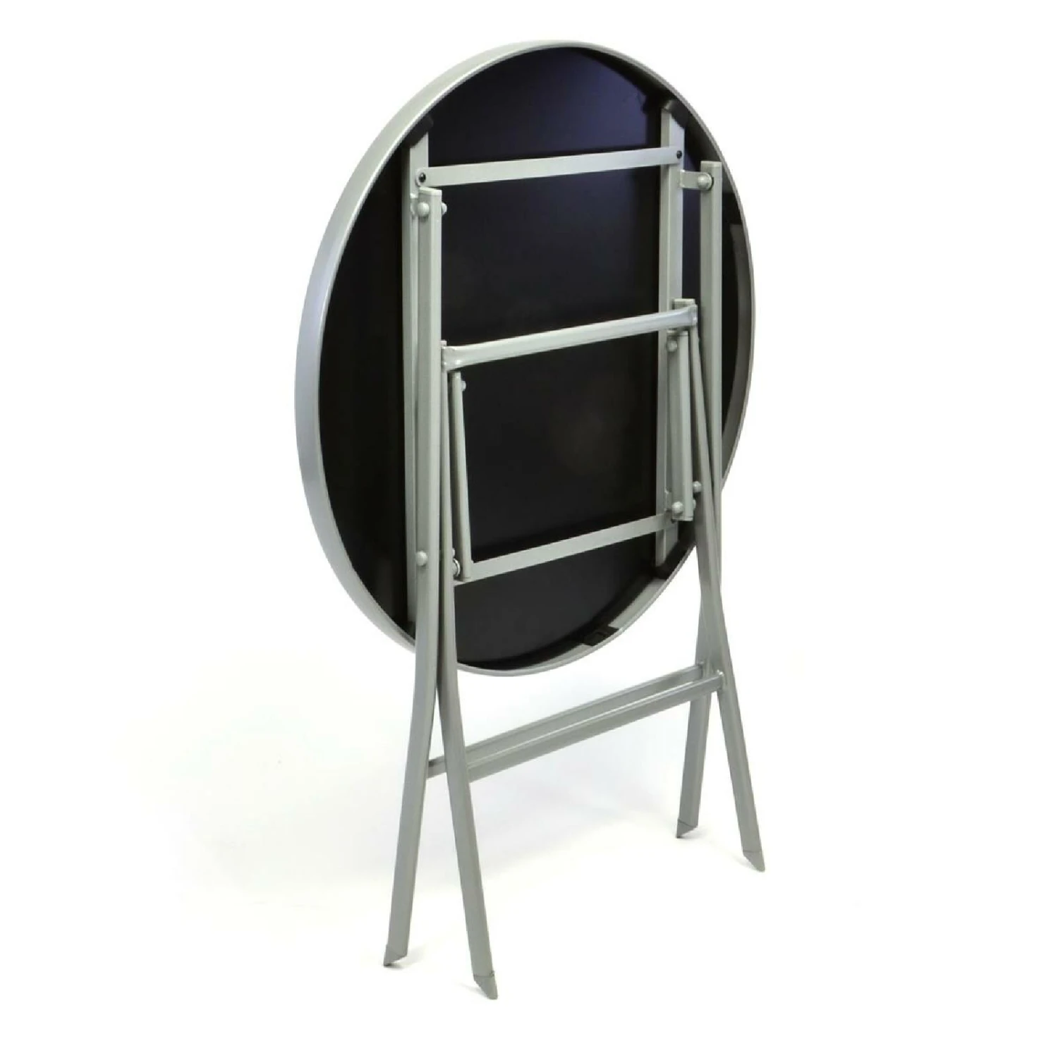 VCM 3er Set Garnitur 2 Stapelstühle + 1 Klapptisch Sitzgruppe Glastisch Schwarz 5 VCM 3er Set Garnitur 2 Stapelstühle + 1 Klapptisch Sitzgruppe Glastisch Schwarz – Bild 5