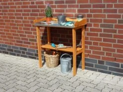 Promadino Pflanztisch Mit Verzinkter Arbeitsfläche