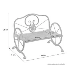 Möbel Direkt Online Blumenständer "Bank" Günther 7 Möbel Direkt Online Blumenständer "Bank" Günther -Entspannender Garten 8600243200 004 3172GRW prod 004