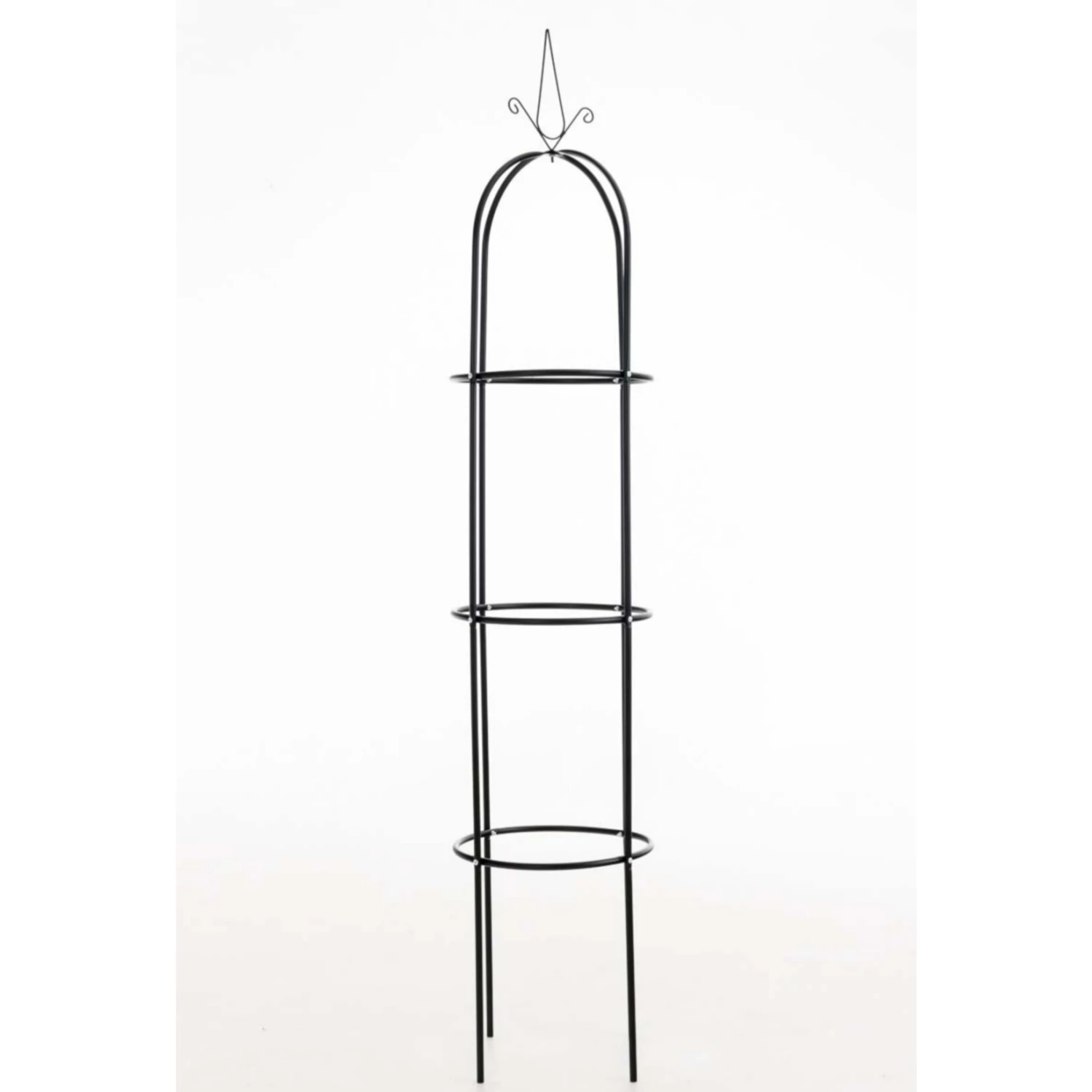 CLP Rankhilfe ROMANTIKA Aus Metall | Witterungsbeständige Freistehende Ranksäule | Durchmesser: 38 Cm | Höhe: 190 Cm 2 CLP Rankhilfe ROMANTIKA Aus Metall | Witterungsbeständige Freistehende Ranksäule | Durchmesser: 38 Cm | Höhe: 190 Cm – Bild 2