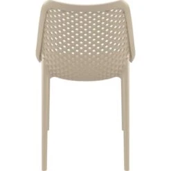 CLP XXL-Bistrostuhl Air Aus Kunststoff I Gartenstuhl Mit 44CM Sitzhöhe I Outdoor-Stuhl Mit Wabenmuster -Entspannender Garten 8600246500 10183608 prod 005