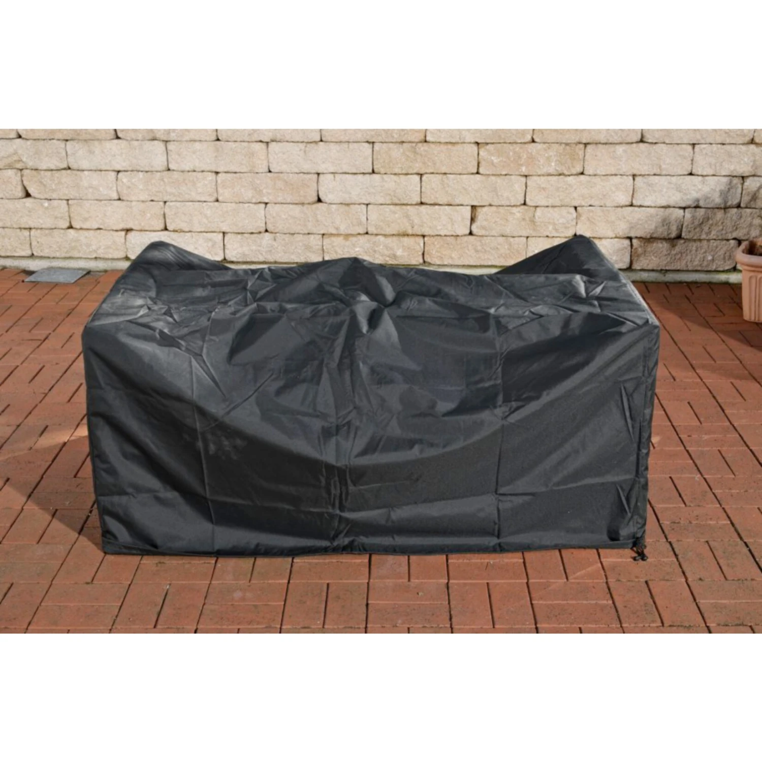 CLP Abdeckhaube Für Gartenmöbel-Sitzgruppe I Wasserdicht I UV-Beständig I 275 X 135 X 90 CM 2 CLP Abdeckhaube Für Gartenmöbel-Sitzgruppe I Wasserdicht I UV-Beständig I 275 X 135 X 90 CM – Bild 2