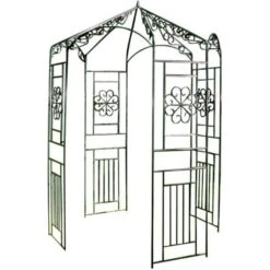 CLP Rosenpavillon Aus Eisen Mit Stilvollen Verzierungen | Rankpavillion Aus Pulverbeschichtetem Eisen | Gartendekoration Im Jugendsstil -Entspannender Garten 8600246500 1313534 prod 005