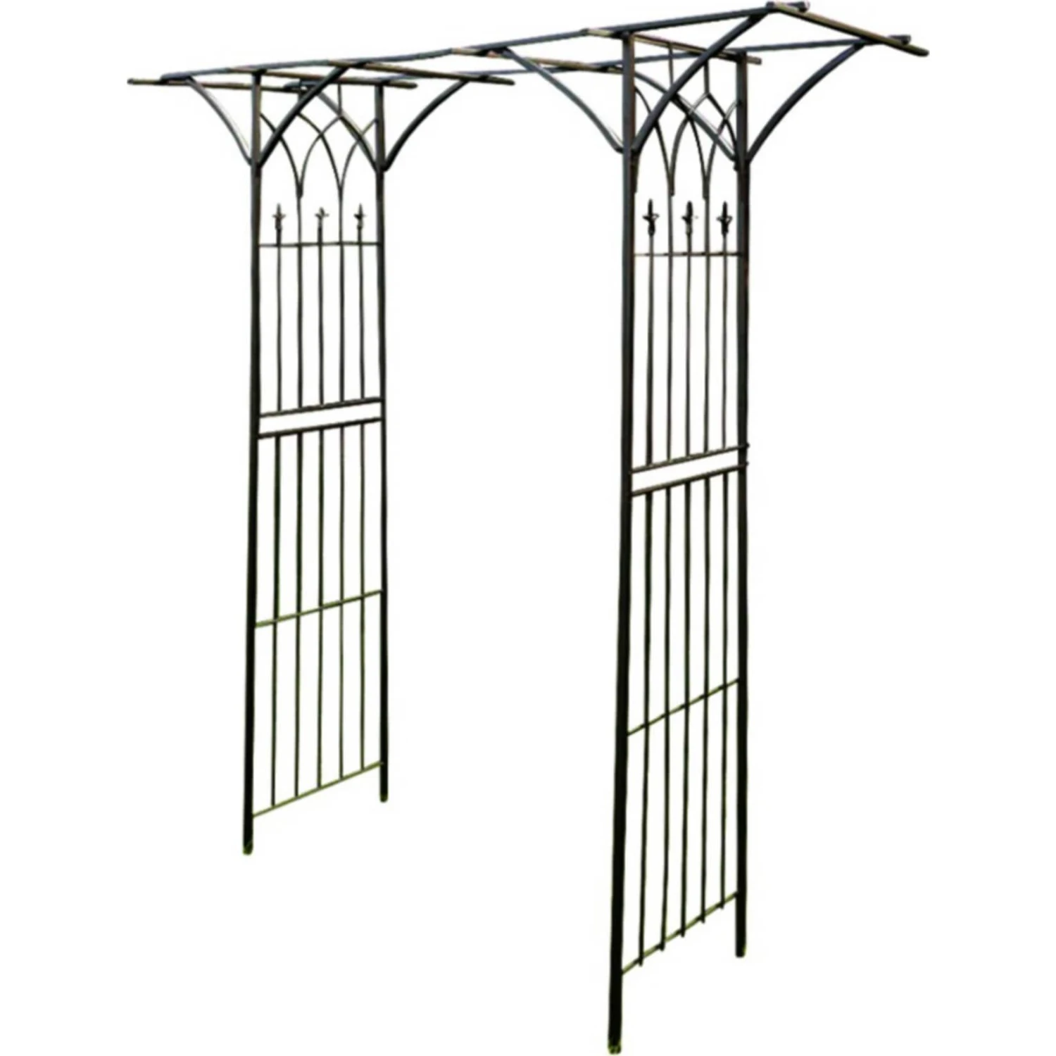 CLP Rosenbogen Milano | Rankhilfe Aus Eisen | Romantischer Rankenbogen Mit Pergoladach 5 CLP Rosenbogen Milano | Rankhilfe Aus Eisen | Romantischer Rankenbogen Mit Pergoladach – Bild 5