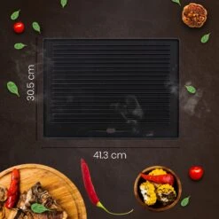 CLP Gusseisen-Grillplatte I Für Gasgrill, Kohlegrill & Elektrogrill -Entspannender Garten 8600246500 161579645 prod 003