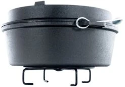 CLP Dutch Oven I Gusseisen-Topf Mit Ständer & Deckelheber Für Kochen, Grillen, Camping 10 CLP Dutch Oven I Gusseisen-Topf Mit Ständer & Deckelheber Für Kochen, Grillen, Camping -Entspannender Garten 8600246500 317367 prod 005