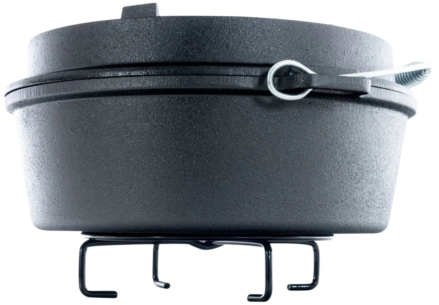 CLP Dutch Oven I Gusseisen-Topf Mit Ständer & Deckelheber Für Kochen, Grillen, Camping 5 CLP Dutch Oven I Gusseisen-Topf Mit Ständer & Deckelheber Für Kochen, Grillen, Camping – Bild 5