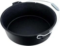 CLP Dutch Oven I Gusseisen-Topf Mit Ständer & Deckelheber Für Kochen, Grillen, Camping 11 CLP Dutch Oven I Gusseisen-Topf Mit Ständer & Deckelheber Für Kochen, Grillen, Camping -Entspannender Garten 8600246500 317367 prod 006