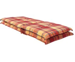 Grasekamp 2 Stück Auflagen Sommerfrisch Kissen Polster Für Klappstuhl Gartensessel Hochlehner