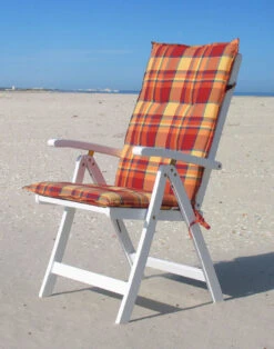 Grasekamp 2 Stück Auflagen Sommerfrisch Kissen Polster Für Klappstuhl Gartensessel Hochlehner -Entspannender Garten 8600280600 10554 prod 003