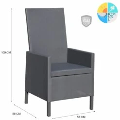 Grasekamp 2 Stück Premium Hochlehner Sol Aus Aluminium -Entspannender Garten 8600280600 11962 prod 004