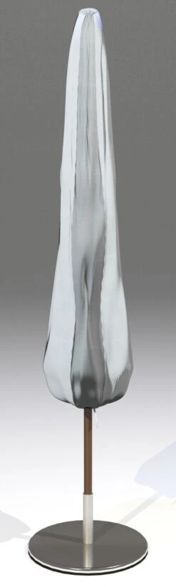 Grasekamp Sonnenschirm-Hülle 450 Cm Plane Haube Schutzhülle Weiß